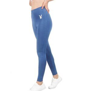PLAYBOY Misguided Blue Leggings